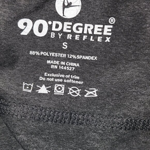 90 Degree by Reflex Zip-Up Hoodie – Women’s Size Small – Gray Sculpt Fit - Picture 4 of 8